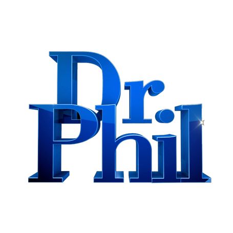 text "Dr Phil" in blue on a white background